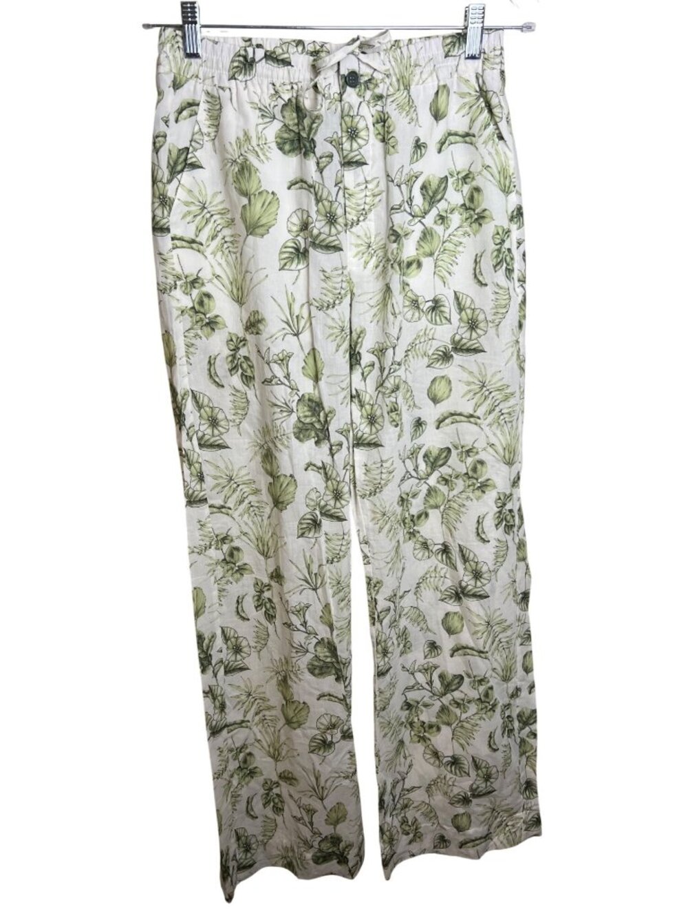 Zara Leaves Wide Leg Pants